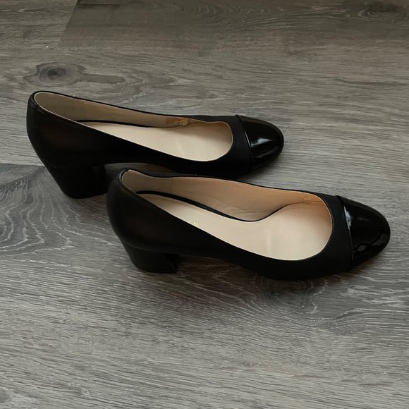 cole haan dawna cap toe pumps